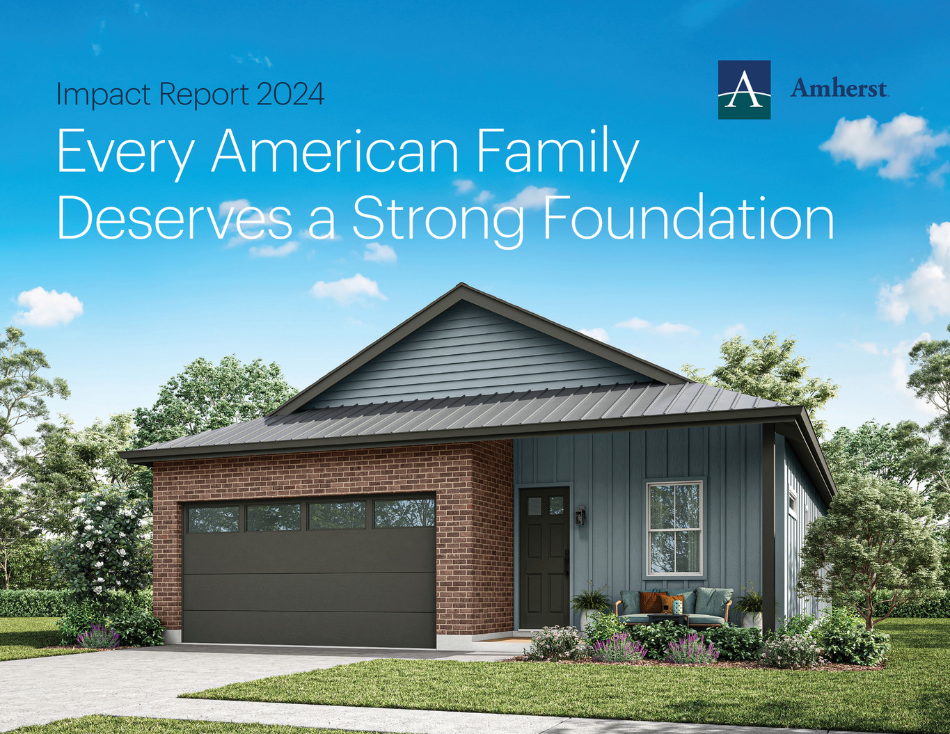 Cover photo of Amherst's 2024 Impact Report